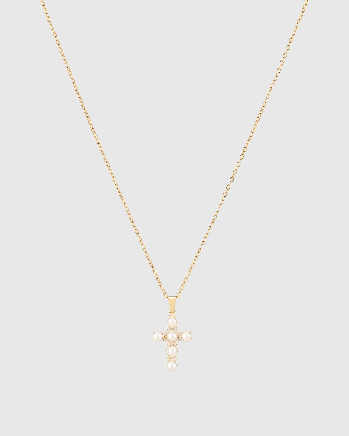 Mini Pearls Cross